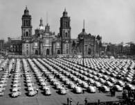 1974 war jeder dritte PKW in Mexiko ein Käfer. An manchen Stellen des Landes wurde bisweilen sogar ein noch höherer Anteil festgestellt. ©Volkswagen AG