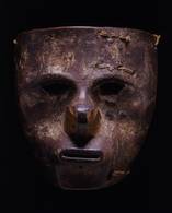 La máscara Mama Nuikukui Uakai. Noavaca, Sierra Nevada de Santa Marta (Colombia), tallada en madera. ©Ethnologisches Museum, Staatliche Museen zu Berlin