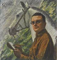 Max Vollmberg: Cuto y yo, 1918. Óleo sobre tela. De: Westermanns Monatshefte, n.° 890, 1930