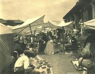 Markt in Amecameca, Estado de México, vor 1925. ©Ibero-Amerikanisches Institut, Berlin