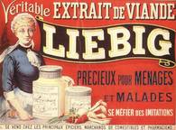 Cartel publicitario francés sobre el extracto de carne Liebig con las advertencias "especialmente indicado para la familia y los enfermos" y "cuidado con las imitaciones". ©Justus-Liebig Gesellschaft zu Gießen e.V.
