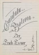 Titelblatt der Cantata Bolivia. ©Jüdisches Museum Berlin